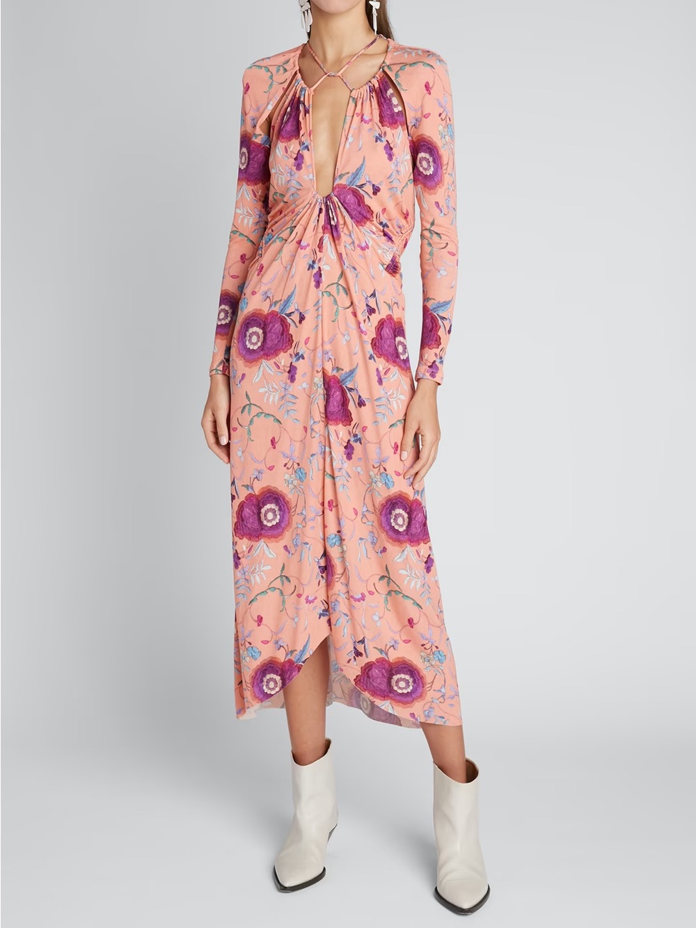 Isabel Marant Jadessi floral cutout midi dress